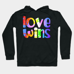 Love wins rainbow and trans Hoodie